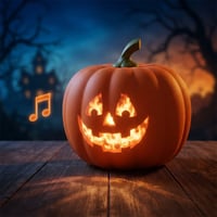 😊Animierte, sprechende Halloween-Kürbis-Projektorlampe