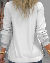 Sweatshirt med geometriske print