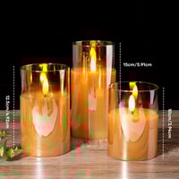 🕯️3D Glass Realistic LED Light