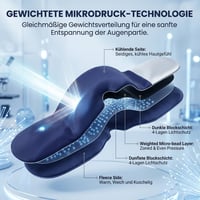 Gravity-Mikrodruck-Tiefenschlafmaske
