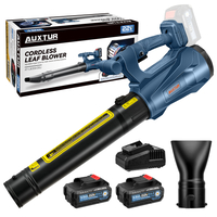 AUXTUR Electric Cordless Leaf Blower + 2 * Batteries