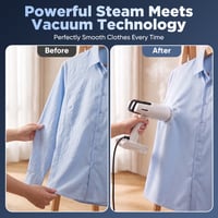 Kexon™ Portable Steam & Suction Garment Steamer