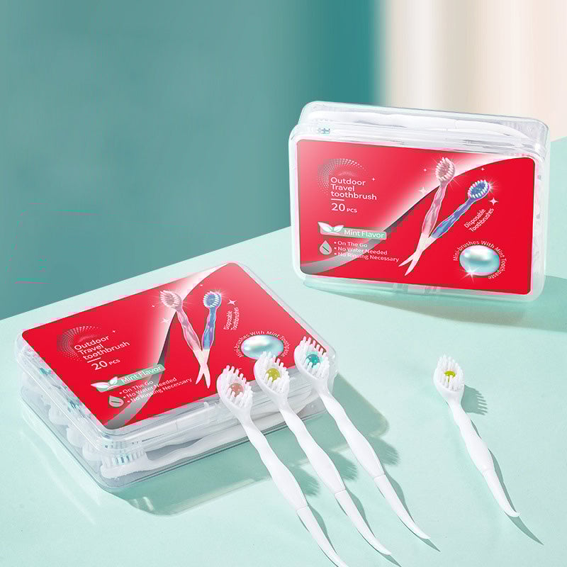 Portable Disposable Mini Toothbrush