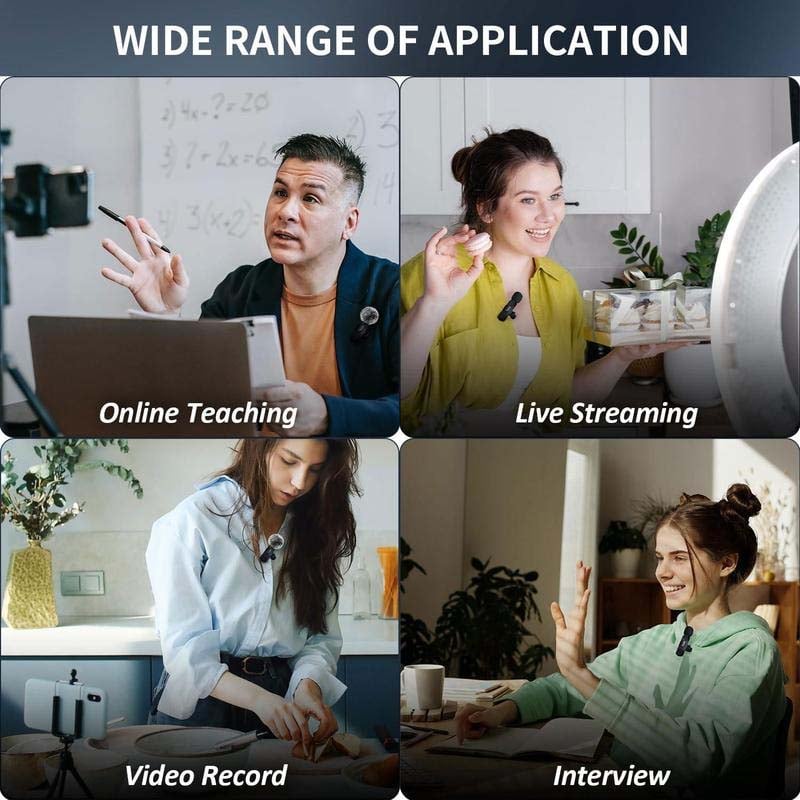 Wireless Mini Lavalier Microphone