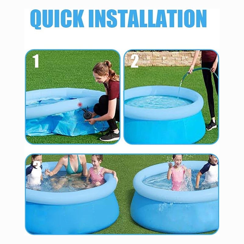 Sakerplus Inflatable Swimming Pool