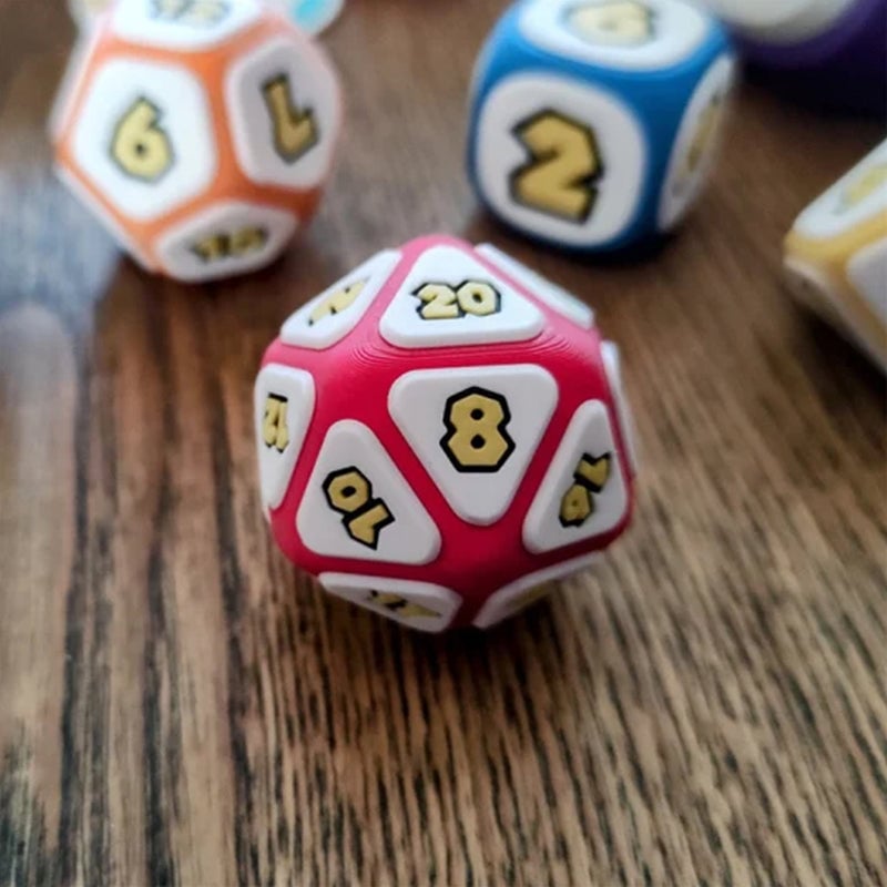 🍄Mushroom Party Tabletop Roleplaying Game Dice Set (DnD)