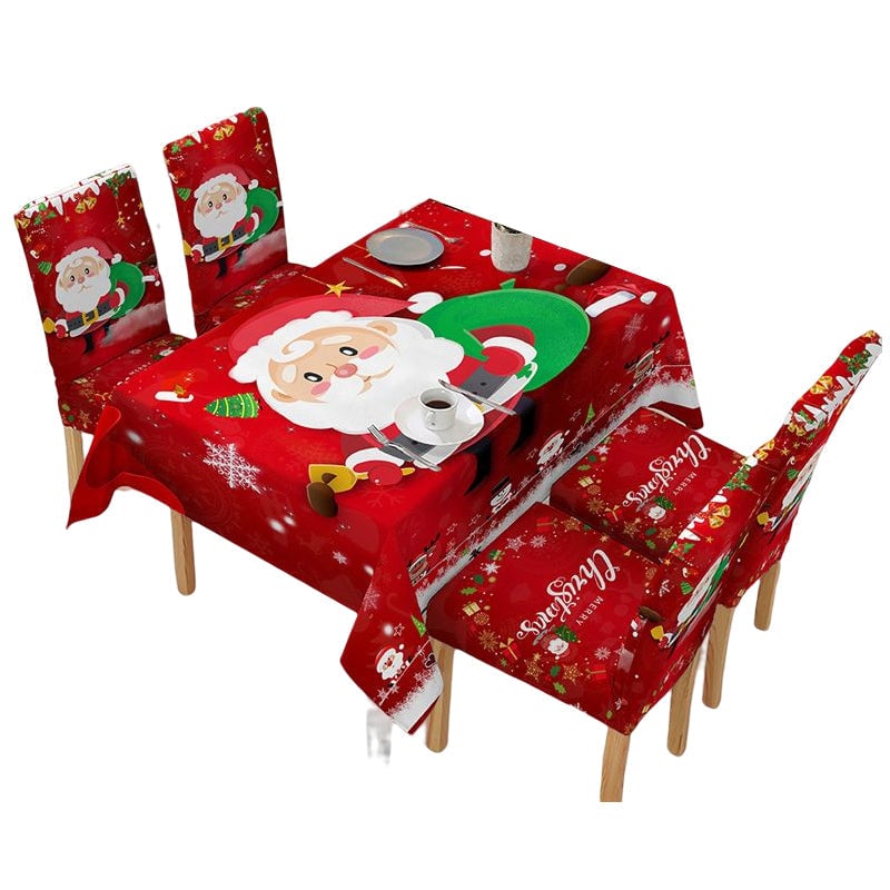 Stretch kerst tafelkleed