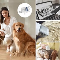Pet Grooming Kit with 2.3L Vacuum Suction – Low Noise & 5-in-1 Tools