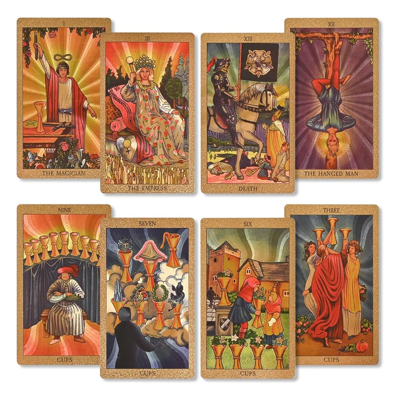 Ontdek de mystieke wereld van Tarot Gold Foil Tarot