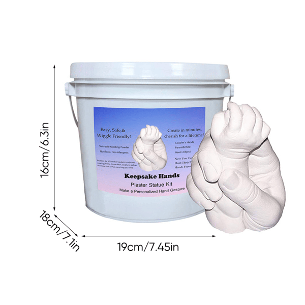 Family & Loved Ones Hand Casting Kit – Preserve Precious Memories Together
