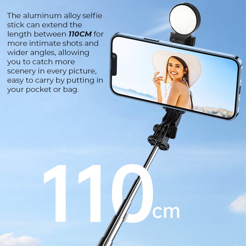 New 6 in 1 Bluetooth Selfie Stick