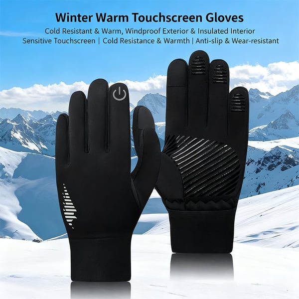 Warm Cycling Touchscreen Gloves