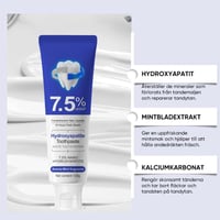 7,5 % nanohydroxyapatit-tandkräm