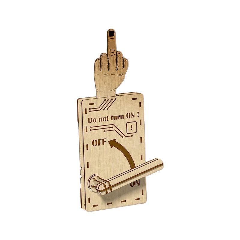 Funny Middle Finger Switch Toy