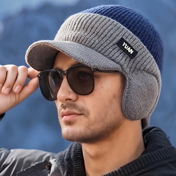 Windproof Thermal Cap with Visor
