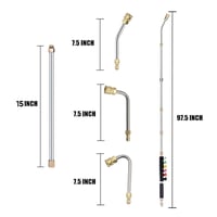 Saker Pressure Washer Extension Wand Set
