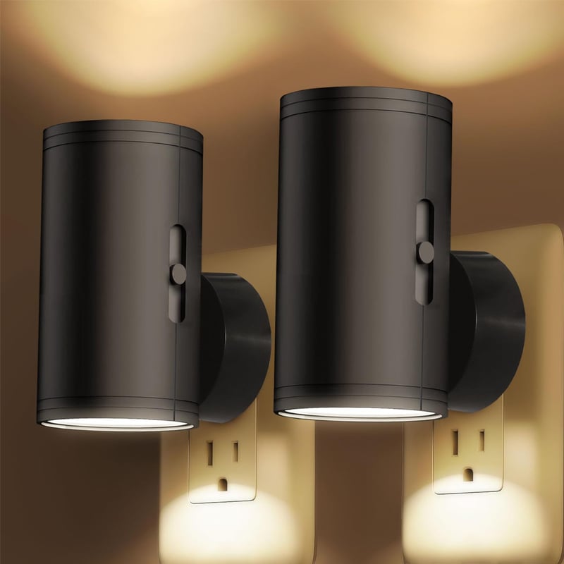 Plug-in sensor lamp installation
