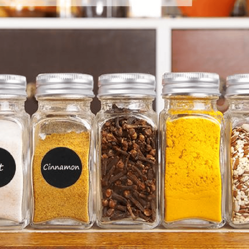 Quadratisches Gewürzdosen-Set