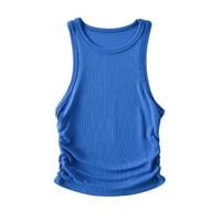 Summer Slim-Fit Ribbed Tank