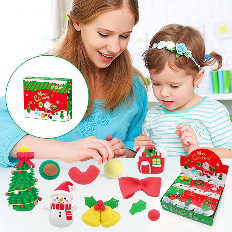 Christmas-Themed DIY Air-Dry Clay Modeling Kit