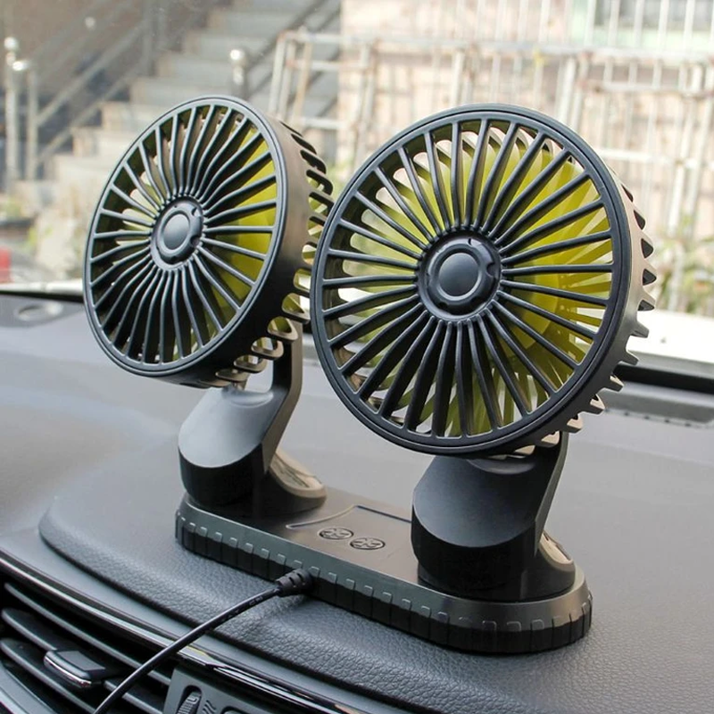 Adjustable car fan - enjoy double air conditioning