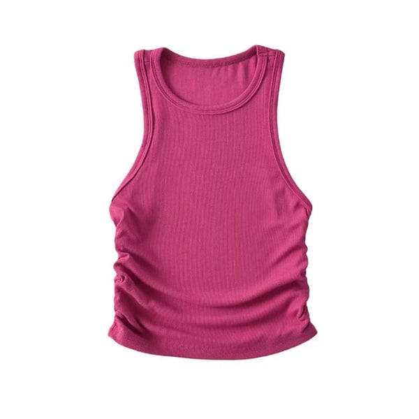 Summer Slim-Fit Ribbed Tank