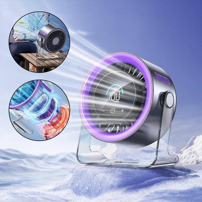 Sakerplus® Digital Desktop Circulation Fan