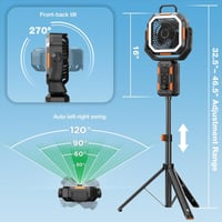 Kexon™ Camping Fan with Light & Power Bank