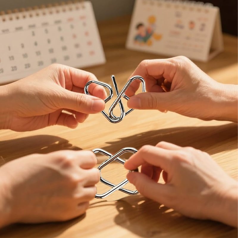Gehirntrainer 9-Glieder Puzzle