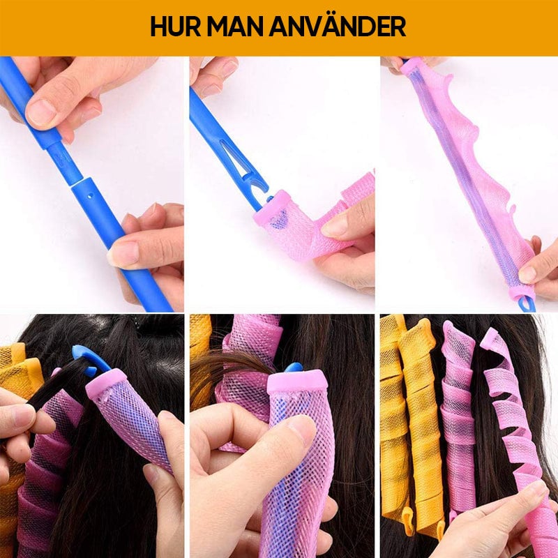Magiska locktång - Stylingkit utan värme
