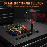 18-piece set of automotive antifreeze coolant