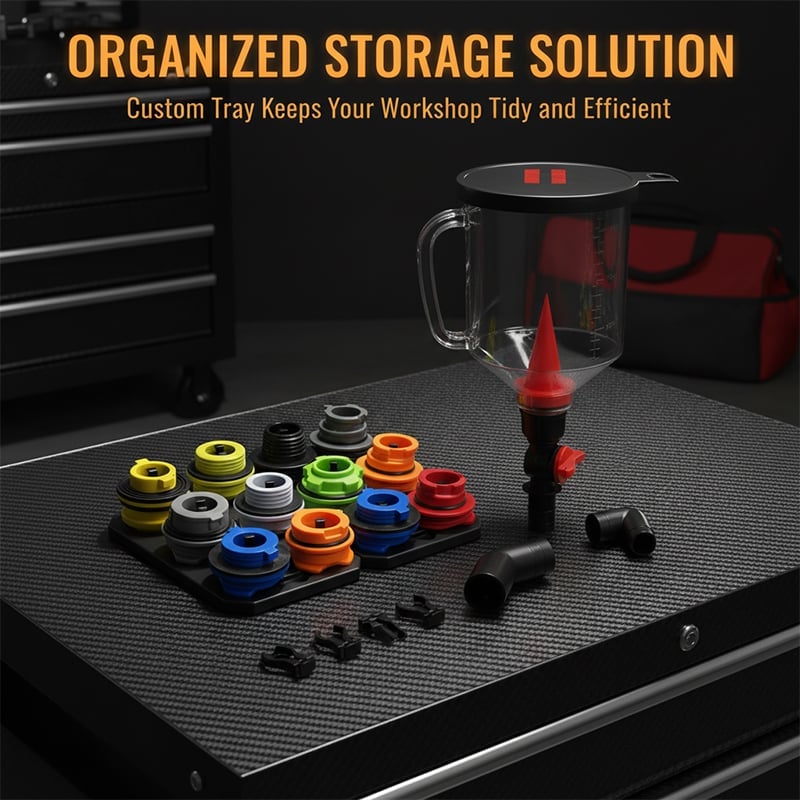 18-piece set of automotive antifreeze coolant