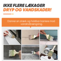 Gennemsigtig vandtæt lappe- og forseglingsvæske