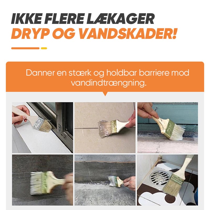 Gennemsigtig vandtæt lappe- og forseglingsvæske