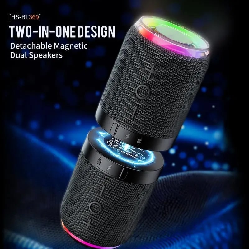 2-in-1 Magnetic Splittable Bluetooth Speaker