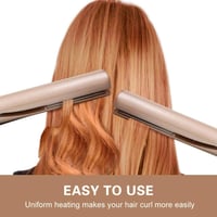 2-IN-1 Silky Hair Straightener & Curling Iron