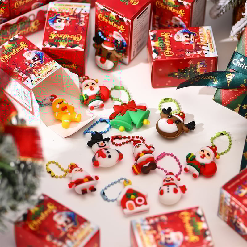 Süße Weihnachts-Blindbox-Anhänger