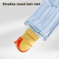 Herbruikbare kinderdrank-waterfles met rietje