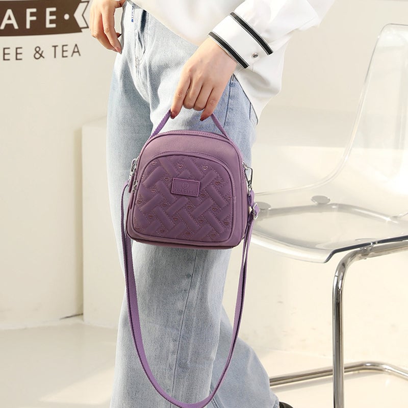 Funktioneller, leichter Nylon-Umhängetasche Mini-Rucksack für Damen