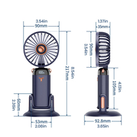 Portable Handheld Rechargeable Fan with Base