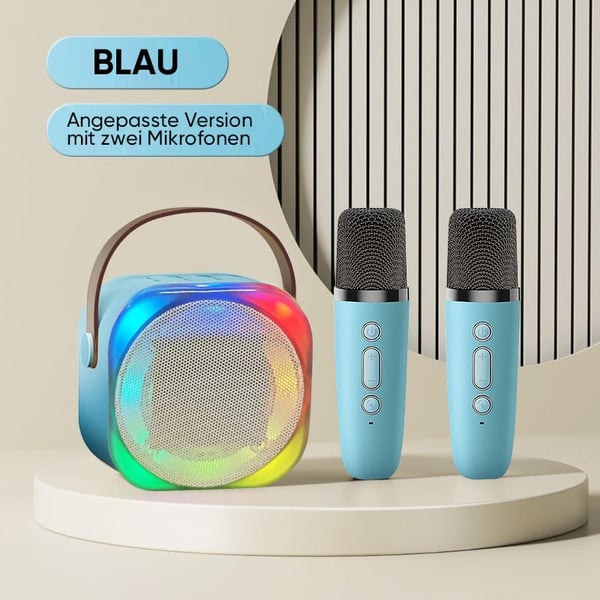 Bluetooth-Mikrofon Integrierter Mini-Karaoke-Lautsprecher