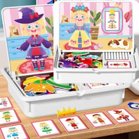 Magnetic Puzzle Learning Building Block Toys
