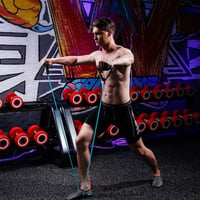 Weerstandsbuis met dubbele toon Zware kwaliteit oefenband voor stretching