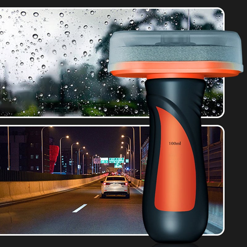 Glas regenafstotend