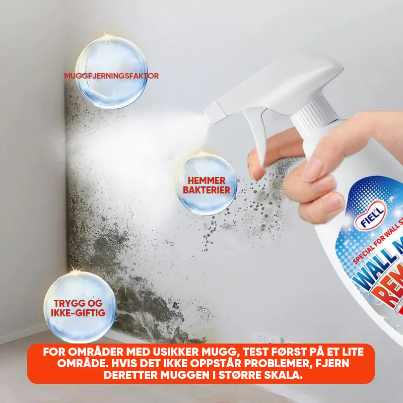 Hurtigvirkende Anti-Mugg Veggrensespray
