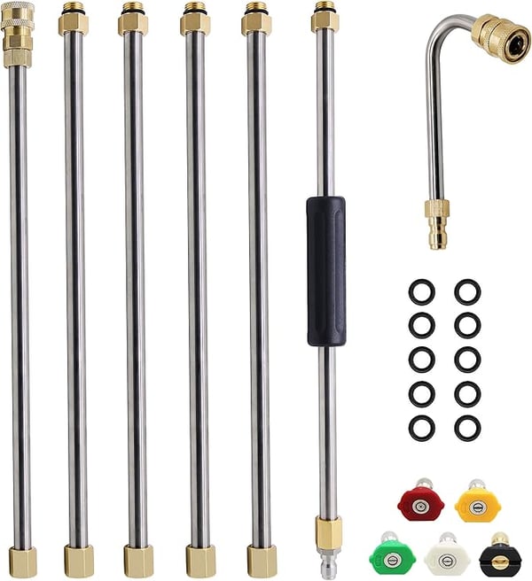 Saker Pressure Washer Extension Wand Set