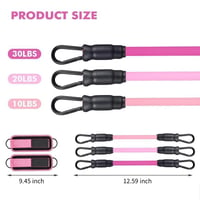 Ankle Resistance Band Set for Leg and Hip Training