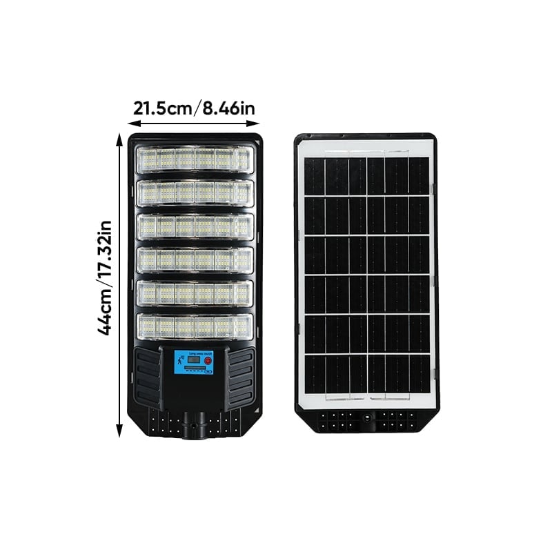 Solar-powered automatic sensor streetlights for courtyards