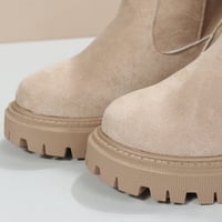Modische Kurzschaft-Martinsstiefel mit seitlichem Reißverschluss