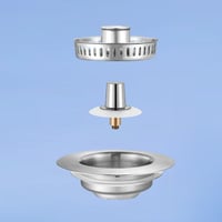 Uppgraderad 3-i-1 Kökshandfat Avloppssil